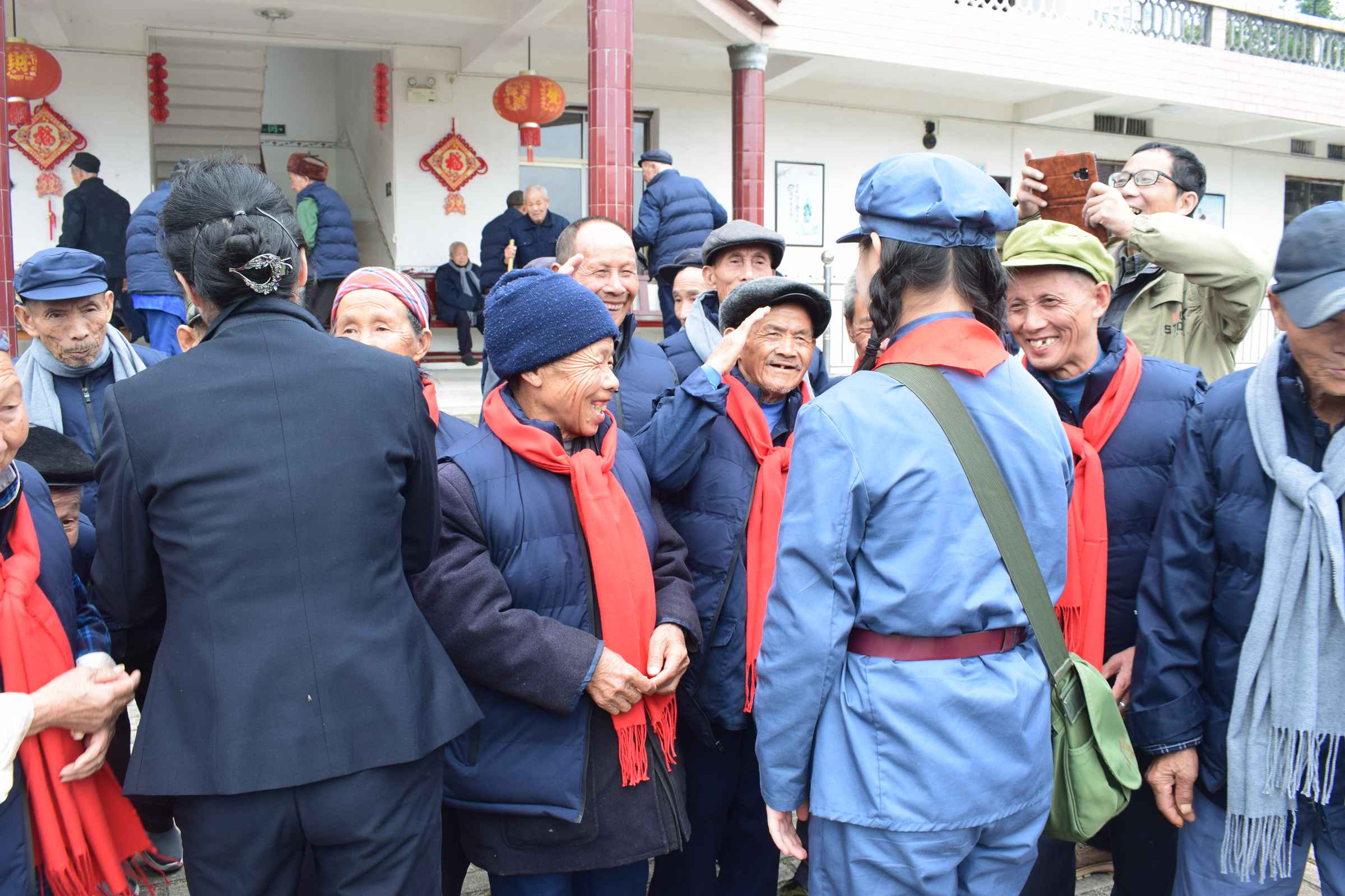 获2020年全国新时代好少年奖的余梓洋同学在现场